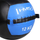 Top fitnesi HMS Wall Ball WLB, 12 kg, lëkurë sintetike, i zi