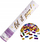 Top konfeti Let it Pop, 28cm, konfeti shumëngjyrëshe, i bardhë