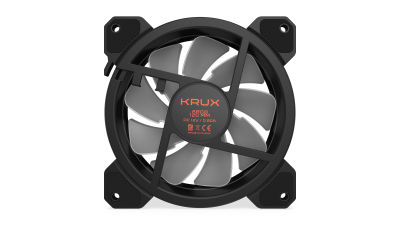 Ftohës Krux LUNAR 120 ARGB, 12 cm, i zi
