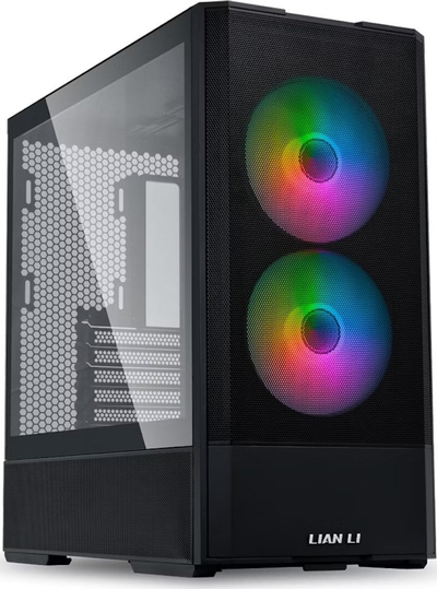 Kуќиште за PC Lian Li Lancool 207, MIDI Tower, калено стакло ARGB, црно