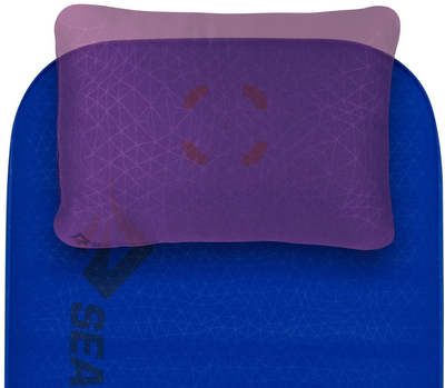 Tapet gjumi Sea to Summit Comfort Deluxe SI Rectangular Wide, madhësi Regular, ngjyrë Byron Blue