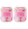 Pesha kyçi Spokey The Bloom Form, set 2x1kg, neopren, rozë me motive