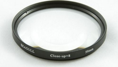 Filter makro SEAGULL Close up +8, 55mm, +8 dioptri, i zi