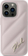 Këllëf telefoni Karl Lagerfeld KLHCP15LPQDSMGP, për iPhone 15 Pro 6.1", hardcase, rozë