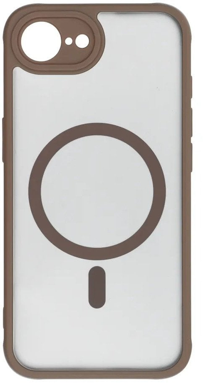 Заштитна маска за телефон MagSafe Full Matte за Samsung S25 Ultra, кафеава