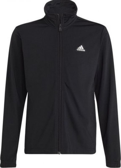 Trening vajzash Adidas Essentials Big Logo, komplet xhaketë dhe pantallona, i zi