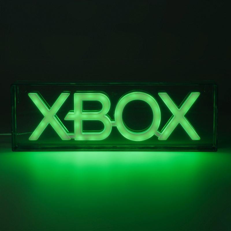 Dritë dekorative neon XBOX LED, rreth 30cm, USB, jeshile