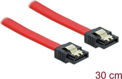 Kabllo Delock SATA DATA III (6 GB / S) 30 cm me kapëse metali 