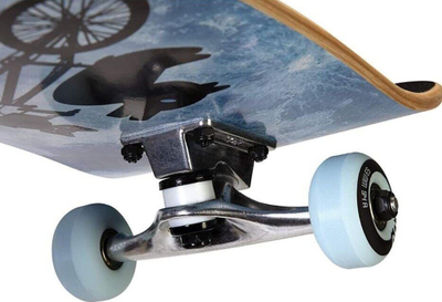 Skateboard ReDo Gallery Pop Interstellar, komplet, me dizajn kozmik, blu me bojë të zezë