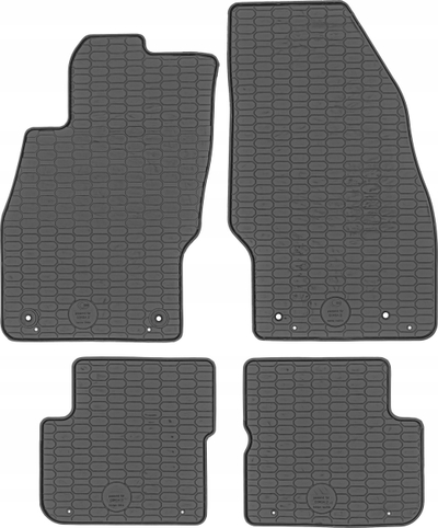 Tapeta gome për Opel Corsa D Hatchback, set me 4 copë, vitet 2006‑2010, ngjyrë e zezë