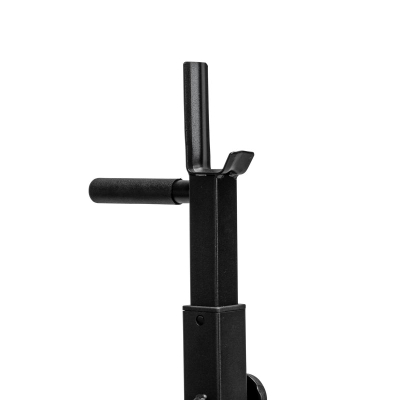 Stol forcimi VirtuFit Multifunctional Deluxe, shpinore e rregullueshme, mbajtëse për biceps, i zi