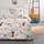 Set mbulesë jorgani Univers Décor Happy Toucan, 140 x 200 cm, 100% pambuk, shumëngjyrësh