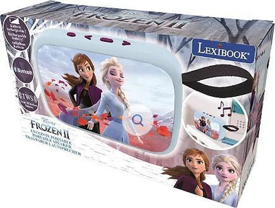 Kaltoparlant portativ Bluetooth Lexibook Frozen II, me radio, blu