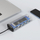 Kuti eksternale SSD M.2 Bounn, USB C hub 6 në 1, HDMI, gri