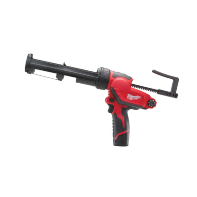 Pistoletë silikoni Milwaukee 4933441655, me bateri 12V Li-Ion, e kuqe me të zezë