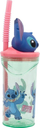 Gotë për kalamoj Stitch 3D Figurine Cup, me pipëz, 360ml, shumëngjyrëshe