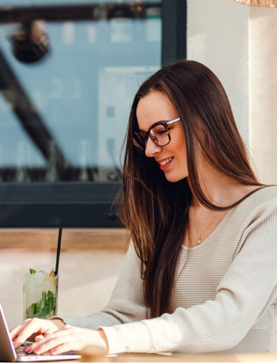 Syze optike për femra Vuch mVU2446, të kafta