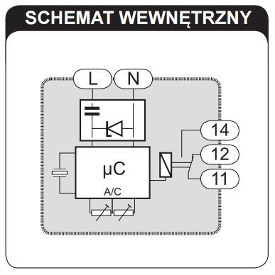 Ndërprerës Zamel, 16A, 1NO/NC, 230V, AC, PCM-02, i bardhë