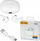 Kufje wireless Blow 32-824, ENC, me kuti karikimi, të bardha
