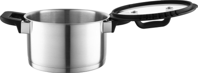Set tenxheresh Florina Chef by Mateusz Gessler, inox, 4 copë 1.8L 2.5L 3.5L 6L, argjendt