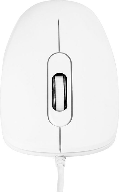 Maus Modecom MC-M10, оптички, 1000 DPI, бел
