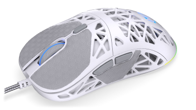 Maus gaming Endorfy LIV, me kabllo, 12000 DPI, i bardhë Onyx