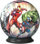 Puzzle 3D Ravensburger Marvel Avengers, 72 copa, sferë 13 cm