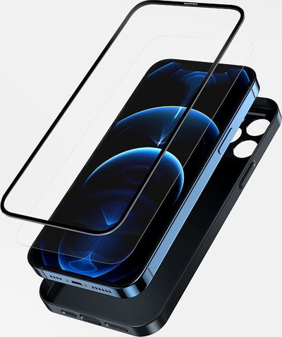 Mbulesë telefoni Joyroom 360 Full Case JR-BP928 për iPhone 13 Pro Max, me xham të kalit, gri
