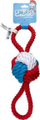 Lodër për qen Duvo+ Smurfs Toy Ball, me 2 litarë, 42 cm, shumëngjyrëshe