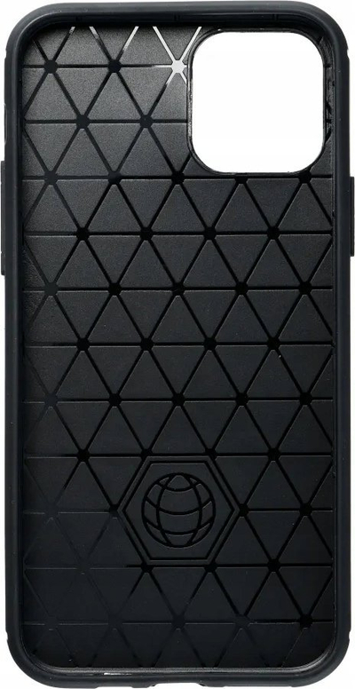 Futrollë karboni për Xiaomi Redmi 12C, TPU, kundra goditjeve, e zezë