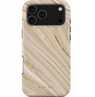 Mbulesë telefoni Burga Full Glam Tough Magnetic Case për iPhone 17 Pro Max, MagSafe, me motive bezhë