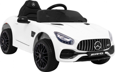 Makina elektrike për fëmijë Mercedes Benz GT, 2 motorë, deri 30 kg, e bardhë