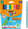 Markera ngjyrues për fëmijë BIC Kids Visacolor XL, set 8 copë, paketim kartoni