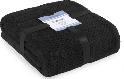 Batanije AmeliaHome Shleepy, mikrofiber 100% poliester, 70x150 cm, e zezë