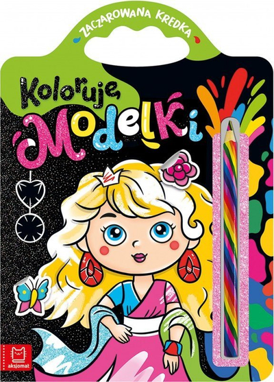 Libër ngjyrosës Dp Craft Little Book Enchanted Crayon, me ngjitëse, me laps magjik ylber, shumëngjyrësh