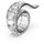 Unazë për femra Swarovski 5610742, 50mm, e argjendtë