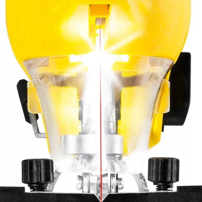 Sharrë elektrike Trotec PJSS 12-230V, me lazer për drejtim, 800W, e verdhë