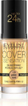 Pudër e lëngshme për fytyrë Eveline Cover Sensation, nr. 109 Golden Sand, 30ml