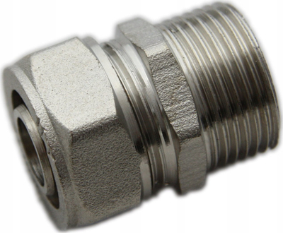 Konektor mashkull PEX Hydroland PEX.Z.GZ20X3/4, 20mm, 3/4", bronz i nikluar