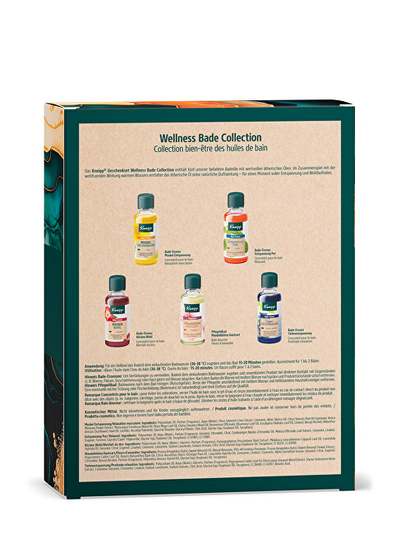Set dhuratë për femra Kneipp, vajra vaske 5 x 20 ml