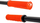 Doreza timoni biçiklete Lizard Skins Single Clamp Lock On Machine, MTB BMX, të kuqe