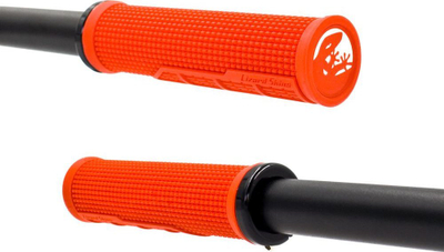 Doreza timoni biçiklete Lizard Skins Single Clamp Lock On Machine, MTB BMX, të kuqe