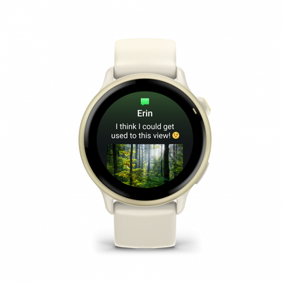Orë Garmin Vivoactive 6 42mm, AMOLED, GPS, Bone Lunar Gold