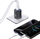 Karikues prizë Usams US-CC254, 30W GaN, USB-C USB-A Fast Charge, i bardhë