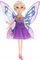 Kukull zanë MEGA CREATIVE Fairy 524001, 23cm, me krahë, fustan vjollcë