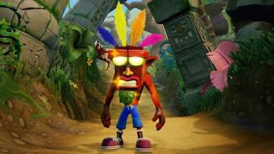 Игра Crash Bandicoot N. Sane Trilogy, PlayStation 4, колекција со 3 игри, шарена