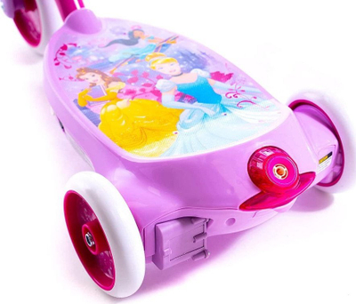 Trotinet elektrik Huffy Disney Princess Bubble, 6V, me flluska, rozë