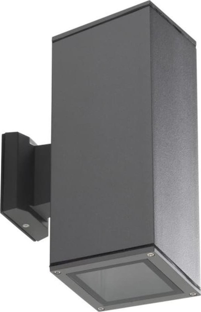 Llambë muri Kanlux Lart 29833, 2x60W E27, për fasadë, ngjyrë antracit mat