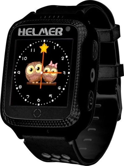Orë e zgjuar Helmer LK 707 për kalamajt, 1.44", GPS, e zezë