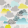 Set pelena bebe Sensillo Little Rain, bambus, 30x35 cm 75x75 cm, shumëngjyrëshe